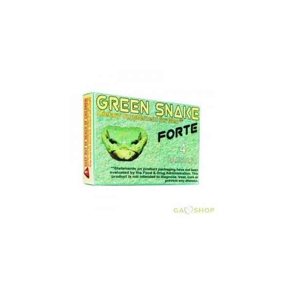 Green Snake First - étrendkiegészítő kapszula férfiaknak (4db)