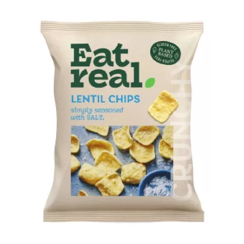 Eat Real lencse chips sós gyűjtő 18x40g 720 g