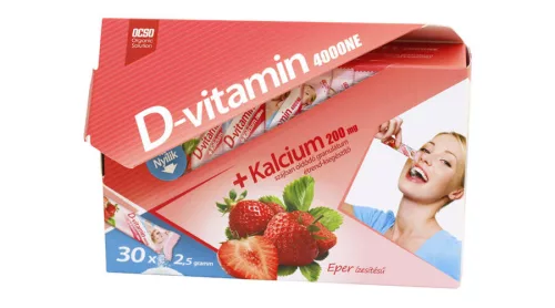 OCSO D vitamin 4000 NE + Kalcium 200 mg  granulátum  30x2,5gr - Bio és natúr étrendkiegészítők