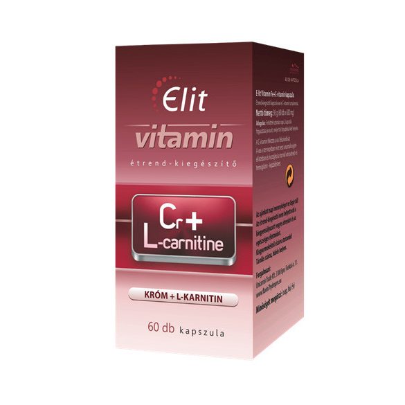 Vita Crystal E-lit vitamin - Cr+L-carnitine 60 db kapsz.