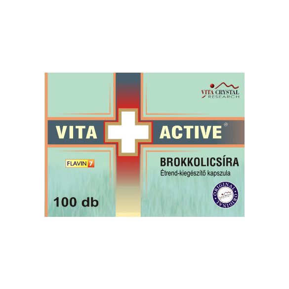 Vita Crystal Vita+Active Brokkolicsíra kapszula 100db