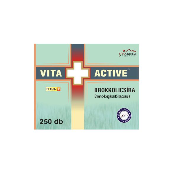 Vita Crystal Vita+Active Brokkolicsíra kapszula 250 db
