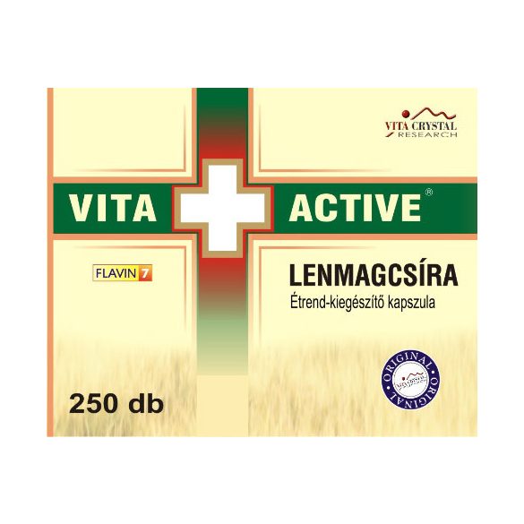 Vita Crystal Vita+Active Lenmagcsíra kapszula 250 db