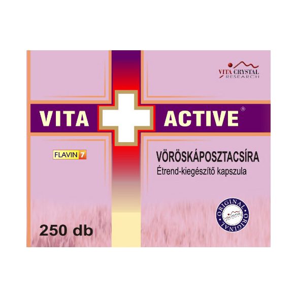 Vita Crystal Vita+Active Vöröskáposztacsíra kapszula 250 db