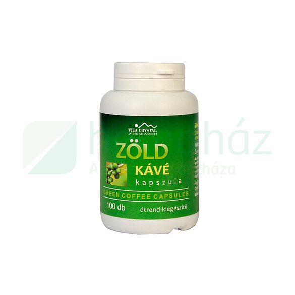 Vita Crystal Zöld Kávé Kapszula 100Db