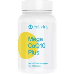CaliVita Mega CoQ10 Plus kapszula Megadózisú koenzim-Q10 antioxidánsokkal 60 db - Bio és natúr étrendkiegészítők