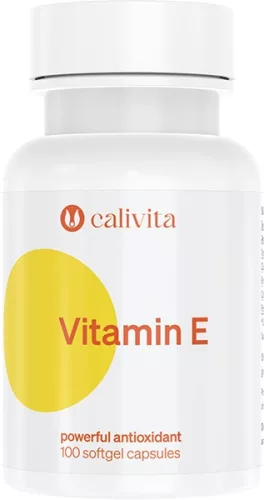 CaliVita Vitamin E lágyzselatin-kapszula E-vitamin-készítmény 100db - Bio és natúr étrendkiegészítők