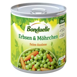 Bonduelle creatif duo zöldborsó-bébirépa 400 g - 