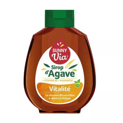 Sunny Via agave szirup b6 vitaminnal és magnéziummal 230 g – Méz