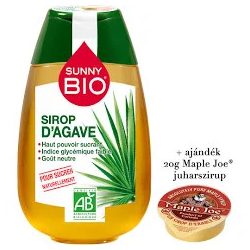 Sunny bio agave szirup 500 g + ajándék juharszirup 20 g