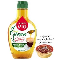 Sunny via agave szirup 350 g + ajándék juharszirup 20 g