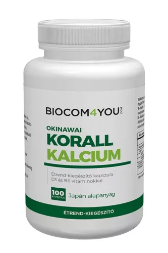 Biocom Okinawai Korall Kalcium 100 db - Bio és natúr étrendkiegészítők