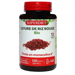SUPERDIET KAPSZULA VÖRÖS ÉLESZTŐS RIZS - Bio és natúr étrendkiegészítők