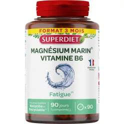 Superdiet tengeri magnézium + b6 vitamin tabletta 90 db