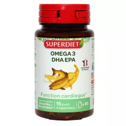 SUPERDIET KAPSZULA OMEGA 3 DHA EPA SZÍV - Bio és natúr étrendkiegészítők