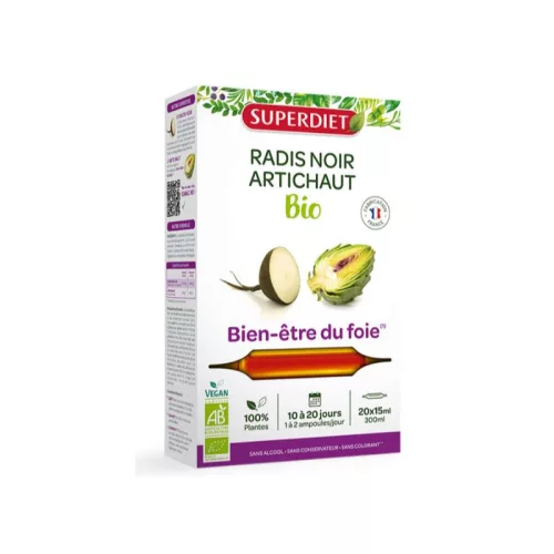 SUPERDIET AMPULLA ARTICSÓKA ÉS FEK RETEK - Bio és natúr étrendkiegészítők