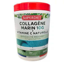   Superdiet tengeri kollagénpor i, ii,iii típus + természetes c-vitamin 210 g