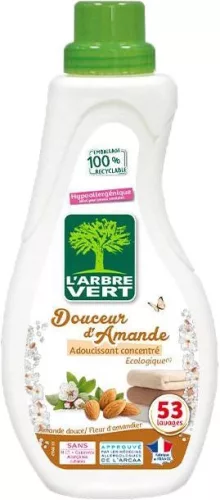 Larbre Vert textilöblítő mandula 800 ml - Bio és natúr tisztítószerek