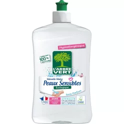 Larbre Vert folyékony mosogatószer illatmentes 500 ml - Bio és natúr tisztítószerek