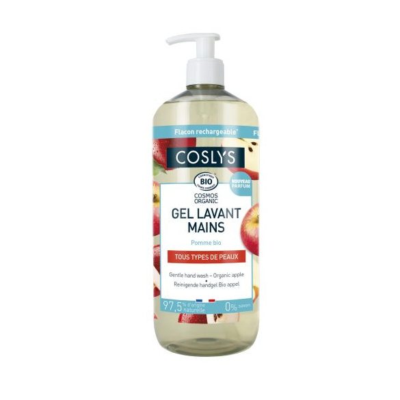 Coslys BIO folyékony szappan 1l alma Gel Lavant Mains Pomme