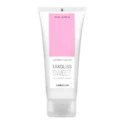 Mixgliss Sweet Bubble Gum - vízbázisú síkosító - rágó (70ml) - Bio és natúr intim termékek