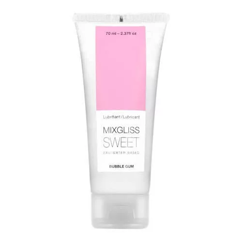 Mixgliss Sweet Bubble Gum - vízbázisú síkosító - rágó (70ml) - Bio és natúr intim termékek