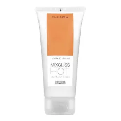 Mixgliss Hot - melegítő, vízbázisú síkosító - fahéj (70ml) - Bio és natúr intim termékek