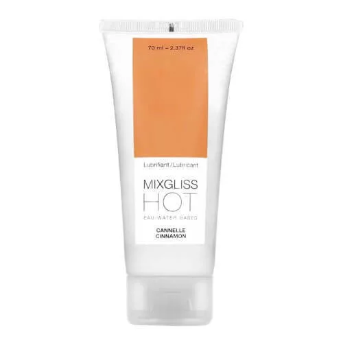 Mixgliss Hot - melegítő, vízbázisú síkosító - fahéj (70ml) - Bio és natúr intim termékek