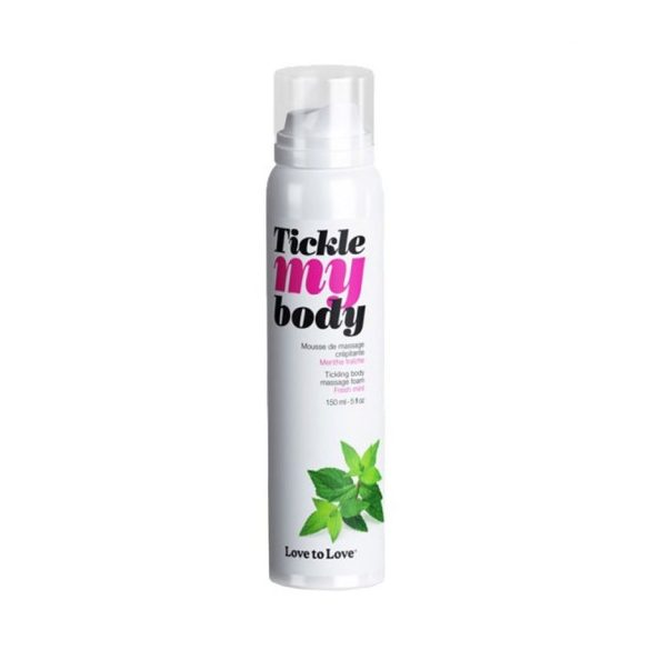 Tickle my body - masszázs hab - menta (150ml)