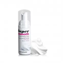 Love to Love Super Smooth - vízbázisú síkosító hab (50 ml) - Bio és natúr intim termékek