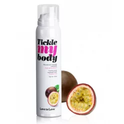 Tickle my body - masszázs hab - passion fruit (150 ml) - Bio és natúr intim termékek