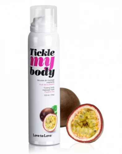 Tickle my body - masszázs hab - passion fruit (150 ml) - Bio és natúr intim termékek