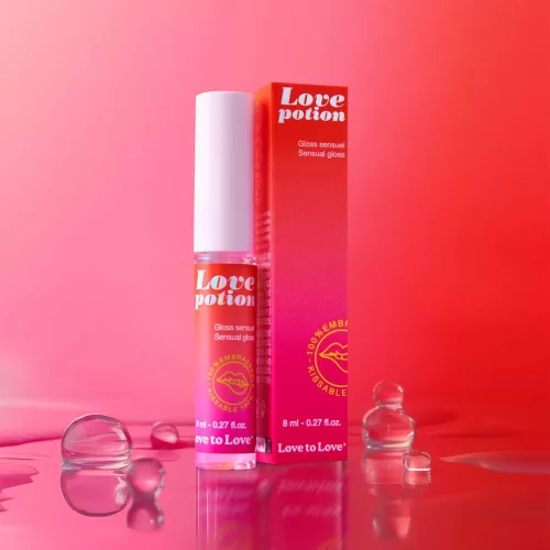 Love to Love - bizsergető hatású szájfény (8ml) - Bio és natúr intim termékek