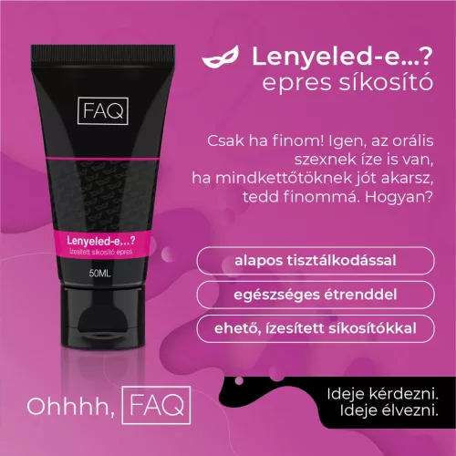 FAQ - Lenyeled-e…? ízesített síkosító epres (50ml) - Bio és natúr intim termékek
