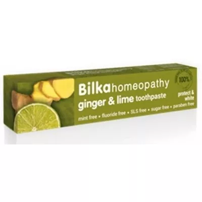 Bilka homeopátiás fogkrém gyömbér-lime fehérítő 75 ml - Bio és natúr kozmetikumok