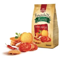 Maretti bruschette szalámi,pepperoni ízesítésű 70 g - Bio és natúr élelmiszerek