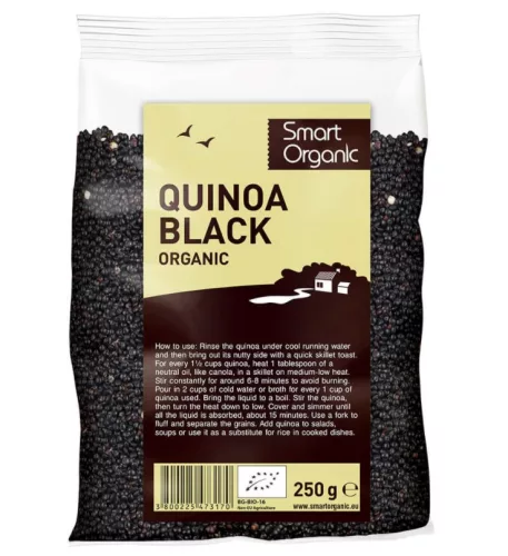 Smart Organic Bio Fekete quinoa 250 g - 