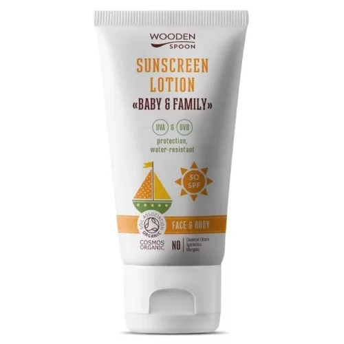 Wooden Spoon bio naptej és testápoló spf 30 50 ml - Bio és natúr kozmetikumok