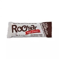   Roobar 100% raw bio high protein szelet csoki darabok&vaníli 60 g