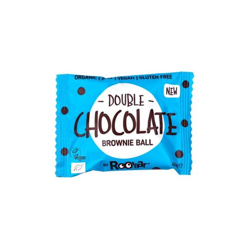 ROOBAR BIO BROWNIE GOLYÓ DUPLA CSOKI