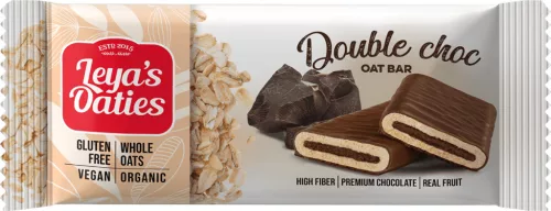 Leya bio étcsokoládés zabszelet csokoládé töltelékkel 82 g - 