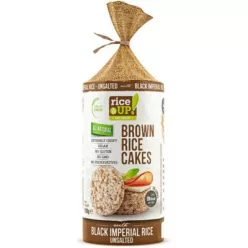 Rice Up fekete rizses puffasztott szelet natúr 120 g - Bio és natúr élelmiszerek