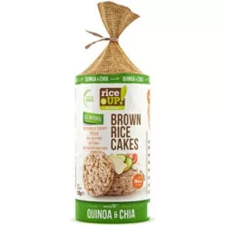 Rice Up barna rizses puffasztott szelet chia mag quinoa 120 g - Bio és natúr élelmiszerek
