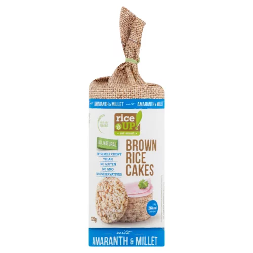 Rice Up Puff. Rizs Szelet Köles-Amarant 120 g - Bio és natúr élelmiszerek
