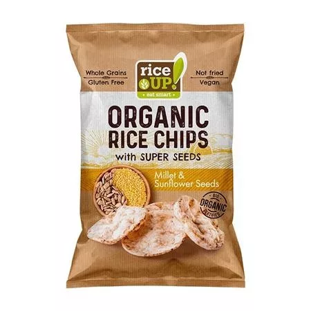 Rice Up bio köles & napraforgó chips 25 g - Bio és natúr élelmiszerek