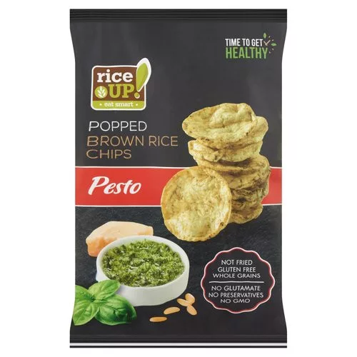 Rice Up chips pesto ízű 60 g - Bio és natúr élelmiszerek
