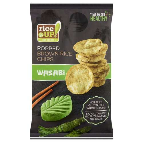 Rice Up chips wasabi ízű 60 g - Bio és natúr élelmiszerek