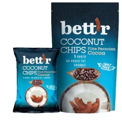 Bett'r Kókuszdió chips kakaóval bio 40g - 