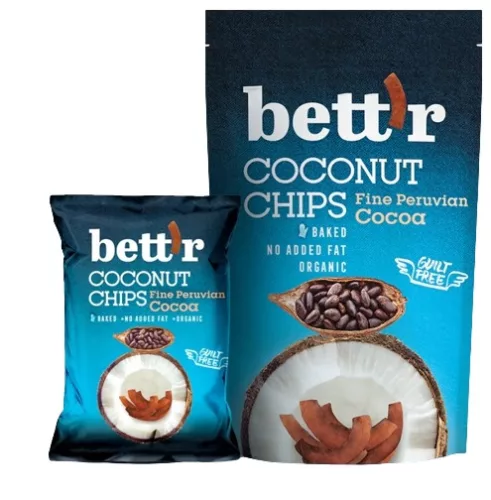 Bett'r Kókuszdió chips kakaóval bio 40g - 