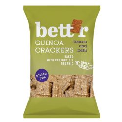   Bettr bio vegán gluténmentes quinoa kréker bazsalikom&paradicsom 100 g